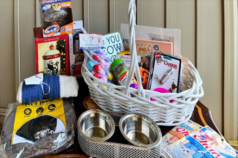 Bark in the Park Cat Gift Basket